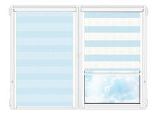 Рулонные кассетные шторы День Ночь Сицилия 52 цена. Купить в «Мастерская Жалюзи»